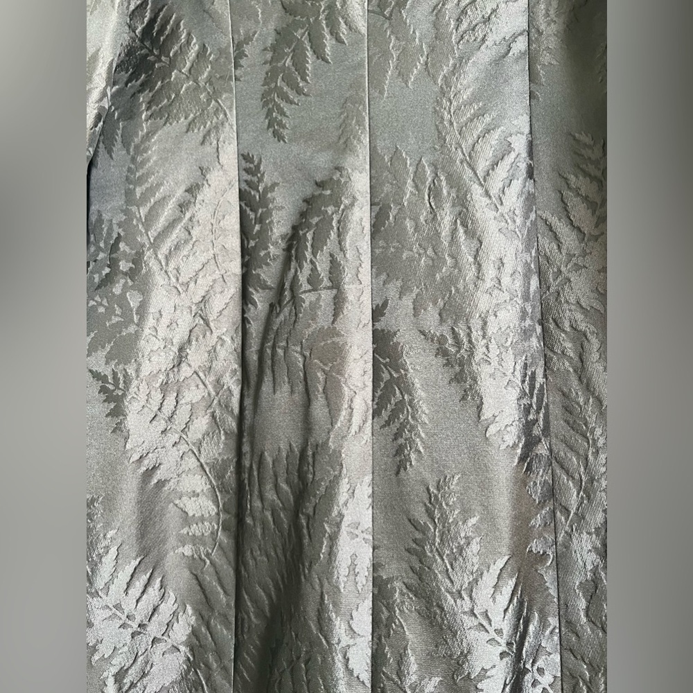 Dana Buchman Embossed Fern Silk Coat - Picture 10 of 10